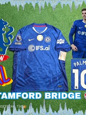 Nike Chelsea FC Cole Palmer #10 2025/2026 Home Blue Jersey CWC, EPL Patches New